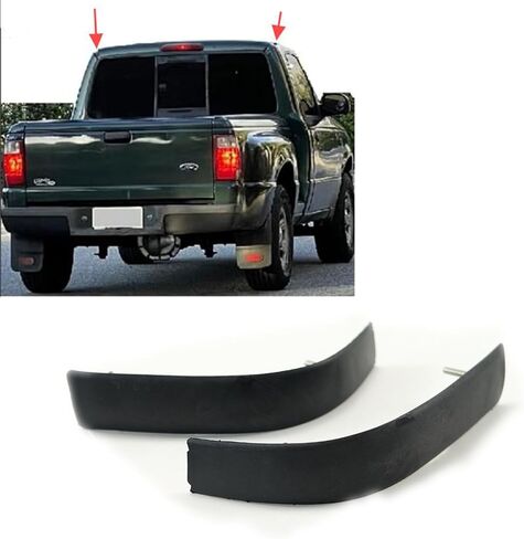 1Pair Upgraded Roof Molding Compatible with for Ford Ranger 1998-2011 Roof Molding Left Driver & Right Passenger Set 2PCS (Black) in Saudi Arabia