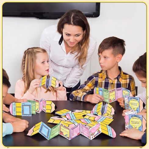 MotiMind 40 Pcs All About Me Posters Star of The Week DIY Coloring Posters Star Students Ready to Decorate Booklets for Elementary School Kindergarten Classroom Supplies in Kuwait