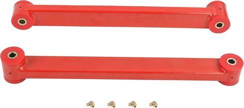 4PCS Rear Upper & Lower Control Arms and Adjustable Panhard Track Bar Compatible with 2005-2010 Ford Mustang 2-Door Red Powder Coated Finish Suspension Control Arm Set in Saudi Arabia