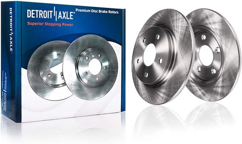 Detroit Axle - 2WD Front Rear Brake Rotors for Ford F-150 2000-2003, Lincoln Blackwood 2002, Disc Brake Rotors Replacement Brakes in Kuwait