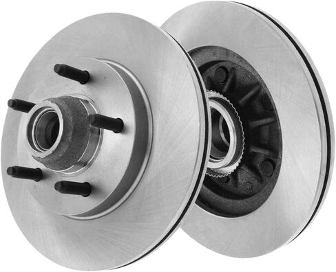 Detroit Axle - 2WD Front Rear Brake Rotors for Ford F-150 2000-2003, Lincoln Blackwood 2002, Disc Brake Rotors Replacement Brakes in Kuwait