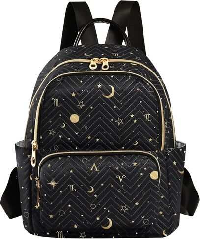 ALAZA Moon Star Zodiac Women’s Backpack Purse Causal Daypack Work Travel College Business Trip Bag Shoulder Bag in Saudi Arabia