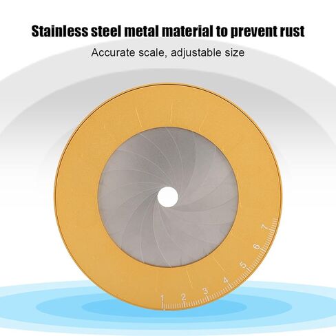 Circle Drawing Tool Metal Circle Drawing Maker Professional Drawing Ruler with Scale for Drafting, Designing Drawing Office in Kuwait