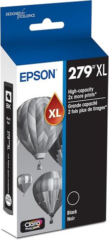 Epson 279 Claria Photo HD Ink High Capacity Black Cartridge (T279XL120-S) Works with Expression Photo XP-980 in Kuwait