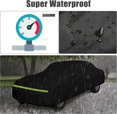 Waterproof Car Cover Compatible with 1965-1986 Nissan/Datsun 520/620/720 Single Cab 6ft Short Bed Accessories, All Weather Classic Car Covers with Inner Cotton&Zipper Door for Snow Rain Protection in Saudi Arabia