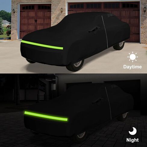 Waterproof Car Cover Compatible with 1965-1986 Nissan/Datsun 520/620/720 Single Cab 6ft Short Bed Accessories, All Weather Classic Car Covers with Inner Cotton&Zipper Door for Snow Rain Protection in Saudi Arabia