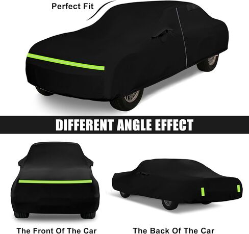 Waterproof Car Cover Compatible with 1965-1986 Nissan/Datsun 520/620/720 Single Cab 6ft Short Bed Accessories, All Weather Classic Car Covers with Inner Cotton&Zipper Door for Snow Rain Protection in Saudi Arabia