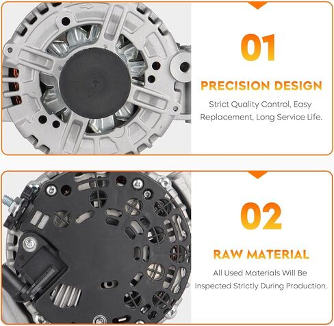 New Alternator for BMW 128i 323i 328i 328i xDrive 330i 330xi 528i 528i xDrive 528xi X3 X5, 11301 12-31-7-550-968 12-31-7-551-256 12-31-7-555-926 in Kuwait