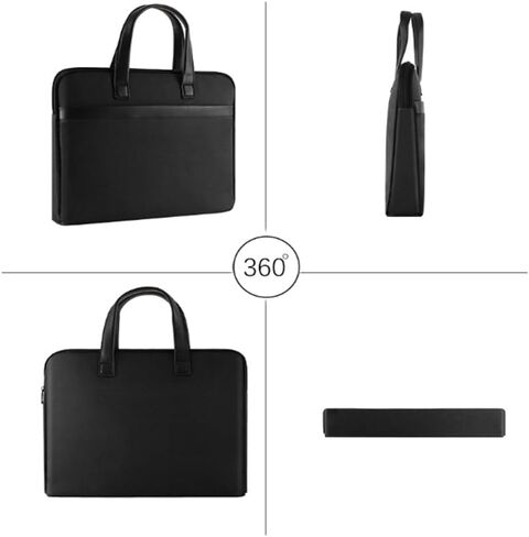 Briefcases for Men Business Briefcase Zip File Bag Handheld for Business Travel Office in Saudi Arabia