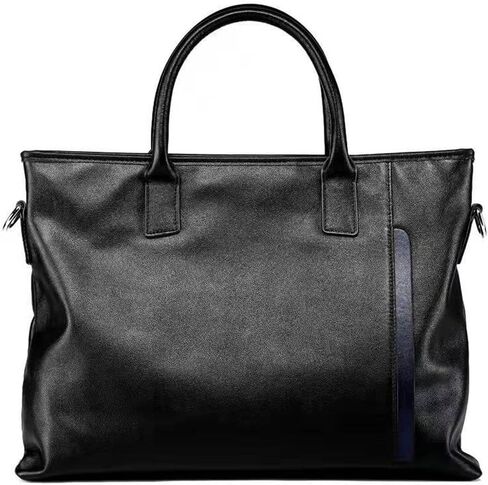 Briefcases for Men Men's Leather Briefcase Business Shoulder Bag Handbag for Business Travel Office in Kuwait