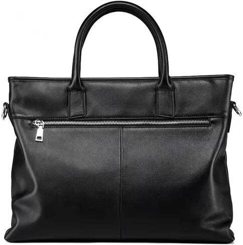 Briefcases for Men Men's Leather Briefcase Business Shoulder Bag Handbag for Business Travel Office in Kuwait