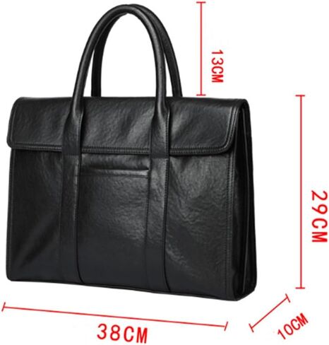 Briefcases for Men Men's Handbag Leather Business Briefcase Computer Bag for Business Travel Office in Saudi Arabia