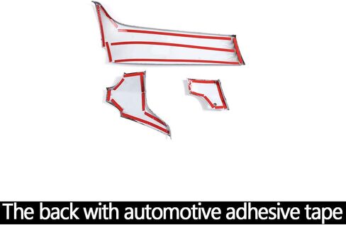 3pcs Carbon Fiber ABS for Mercedes Benz GLE GLS Class W166 2016-2019 Car Central Control Decorative Panel Frame Trim Accessories in Saudi Arabia