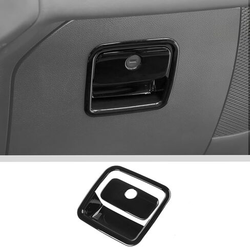JWWY غطاء مقبض صندوق القفازات لسيارة Jeep Wrangler JL 2018-2025، لمسة ديكور داخلية لحجرة القفازات الجانبية للركاب، ABS قطعتان باللون الأزرق in Kuwait