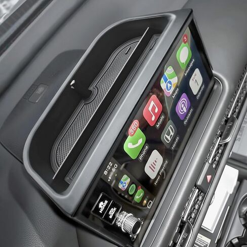 صينية تنظيم تخزين لوحة القيادة RUNROAD متوافقة مع ملحقات Honda HR-V 2023 2024 2025 2026، منظم وحدة التحكم المركزية لصندوق تخزين لوحة القيادة خلف الشاشة HR V لشاشة 7 بوصات/ 9 بوصات in Kuwait