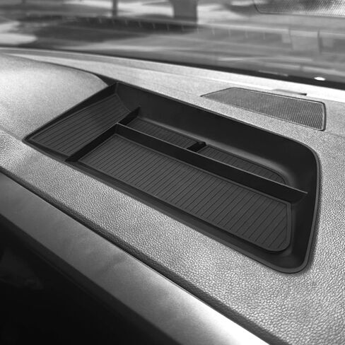 smabee Dashboard Screen Storage Box for Volkswagen VW Taos 2026 2022-2025 Center Console Display Box Hidden Tray Silicone Organizer Tray Behind ABS Car Accessories in Kuwait