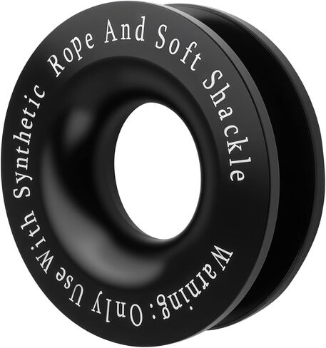 Heavy Duty Recovery Rings,33069 Lbs Load Capacity Towing Snatch Ring for Soft Shackle and Synthetic Rope,Aluminum Alloy Winch Ring Winch Accessories for ATV,UTV,SUV in Saudi Arabia