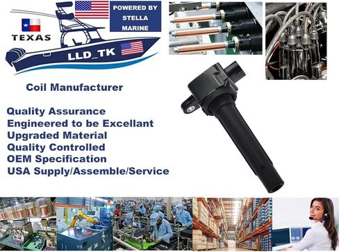 Ignition Coil Compatible with Suzuki Outboard DF 150 175 200 225 250 300 HP in Saudi Arabia