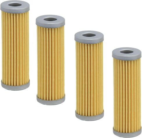 4 Pack of LEFONG FCO-2148 Fuel Filter Replaces 120670, 120-670, 33389, P502138, 15231-43560, 1T021-43560, 101000 Fits Grasshopper 721D, 722D, 725DT6, Kubota G5200 G6200 B1550 B1550HST B20 B1500 in Kuwait