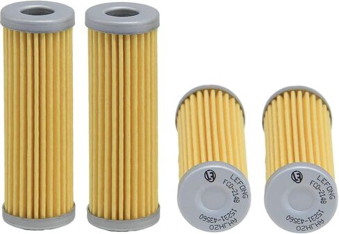 4 Pack of LEFONG FCO-2148 Fuel Filter Replaces 120670, 120-670, 33389, P502138, 15231-43560, 1T021-43560, 101000 Fits Grasshopper 721D, 722D, 725DT6, Kubota G5200 G6200 B1550 B1550HST B20 B1500 in Kuwait