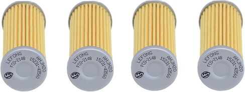 4 Pack of LEFONG FCO-2148 Fuel Filter Replaces 120670, 120-670, 33389, P502138, 15231-43560, 1T021-43560, 101000 Fits Grasshopper 721D, 722D, 725DT6, Kubota G5200 G6200 B1550 B1550HST B20 B1500 in Kuwait