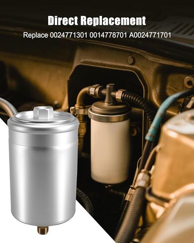 Fuel Filter Fit for Mercedes Benz C220 C280 190E 260E 280E 300E 400E 500E 280CE 380SE 400SE 380SEC E320 S320 SL320 Replace 0024771301 0014778701 0024771701 0024774401 33508 5025105 in Kuwait