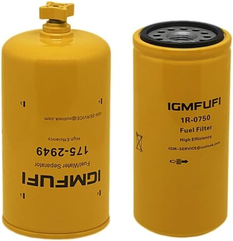 1R-0750 Fuel Filter & 175-2949 Fuel/water Separator Kit for diesel engine. in Saudi Arabia