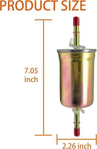 Fuel Filter Fit for Ford Lincoln Mercury, 1999–2008 F150 F250 F350, 1999–2005 Explorer, 1999–2006 Expedition, 2000–2008 Focus, 1998–2004 Mustang, PF2000, F89Z9155A, 33595, FG986B, FG1114 in Saudi Arabia