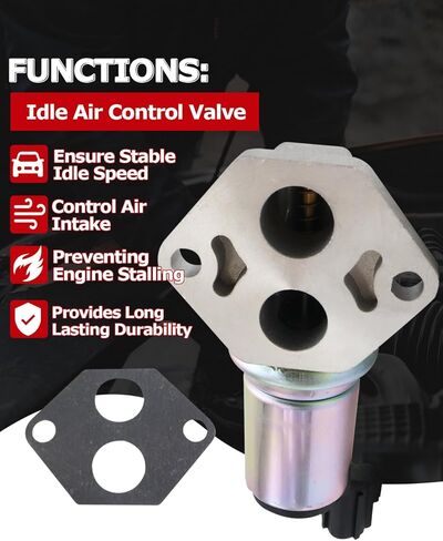 1ST Fuel Injection Idle Air Control Valve IACV YU3Z9F715BA for Ford Explorer Ranger 1998-2000, for Mazda B4000 1997-2000 4.0L, Replaces OE: 96TF9F715AB in Saudi Arabia