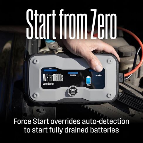 Westinghouse 2000A Portable Jump Starter & USB Power Bank - 12V Car Battery Booster Pack Jump Box for Up to 7.0L Gas & 5.0L Diesel Engines, Bright LED Flashlight, IP65 Rated Waterproof Housing in Kuwait