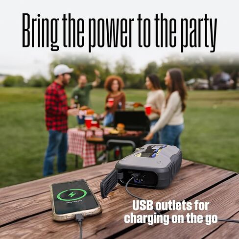 Westinghouse 2000A Portable Jump Starter & USB Power Bank - 12V Car Battery Booster Pack Jump Box for Up to 7.0L Gas & 5.0L Diesel Engines, Bright LED Flashlight, IP65 Rated Waterproof Housing in Kuwait
