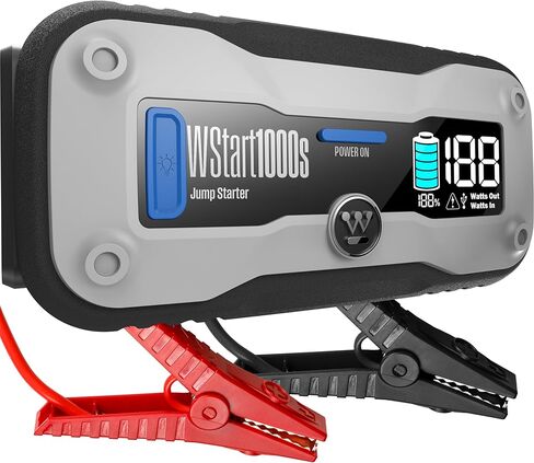 Westinghouse 2000A Portable Jump Starter & USB Power Bank - 12V Car Battery Booster Pack Jump Box for Up to 7.0L Gas & 5.0L Diesel Engines, Bright LED Flashlight, IP65 Rated Waterproof Housing in Kuwait