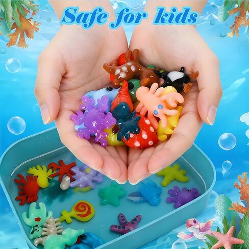 Magic Water Elf Toy Kit,12 Colors 3D DIY Water Gel Beads Kit with 14 Animal Molds,Complete Water Toy Set with Storage Box,Handmade STEM Craft Kits for Boys Girls Age 4+, Birthday Christmas Gift in Saudi Arabia