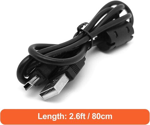 High Speed Mini-USB 2.0 Charging & Sync Cable Replacement for FOXWELL NT201, NT301, NT301 Plus, NT510, NT604, NT624, NT630 OBD2 Diagnostic Scanner - 2.6ft/80cm in Saudi Arabia