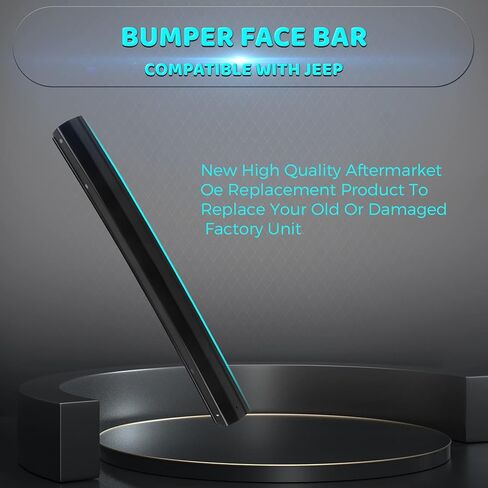 New Replacement Parts Rear Bumper Face Bar Compatible With JEEP Cherokee 1997 1998 1999 2000 Fits 5EE84TZZAF CH1102338 in Kuwait