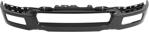 Front Bumper Face Bar 3PCS Compatible with 2004-2005 Ford F-150 2006 Lincoln Mark LT Base Crew Cab w/Fog Light Cutouts Replacement for 4L3Z17757FA FO1002391 Steel Powder Coated Black in Kuwait