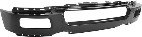 Front Bumper Face Bar 3PCS Compatible with 2004-2005 Ford F-150 2006 Lincoln Mark LT Base Crew Cab w/Fog Light Cutouts Replacement for 4L3Z17757FA FO1002391 Steel Powder Coated Black in Kuwait