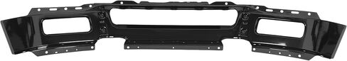 Front Bumper Face Bar 3PCS Compatible with 2004-2005 Ford F-150 2006 Lincoln Mark LT Base Crew Cab w/Fog Light Cutouts Replacement for 4L3Z17757FA FO1002391 Steel Powder Coated Black in Kuwait