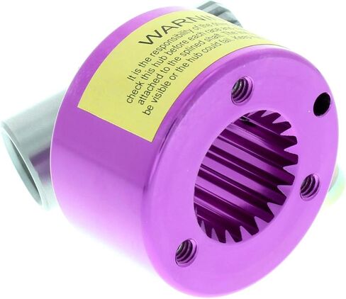 Aluminum Quick Release Steering Wheel Hub, 3/4 Inch Splined, Push Button Release, Billet Aluminum with Steel Sleeve, Purple Anodized Finish, Easy Removal for Race Cars in Saudi Arabia