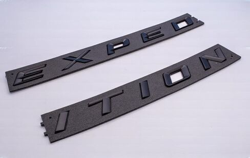 2pcs Front Hood Expedition Letters Emblem Badge Nameplate Compatible with 2018-2022 Expedition (Matte Black) in Kuwait