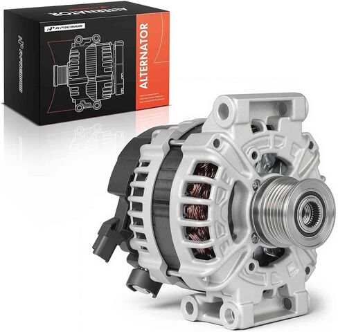 A-Premium Alternator Compatible with Mini Cooper 2011-2015, Cooper Countryman 2011-2016, Cooper Paceman 2013-2016, 1.6L, 12V 150A 6-Groove Clutch Pulley Clockwise in Kuwait