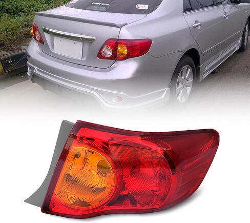 Outer Rear Brake Tail Light Fit for 2009 2010 Toyota Corolla Right Rear Light Passenger Side 8155002460 TO2801175 in Saudi Arabia