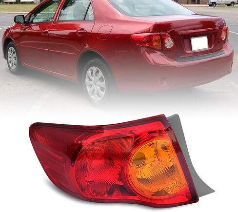 Outer Rear Brake Tail Light Fit for 2009 2010 Toyota Corolla Right Rear Light Passenger Side 8155002460 TO2801175 in Saudi Arabia