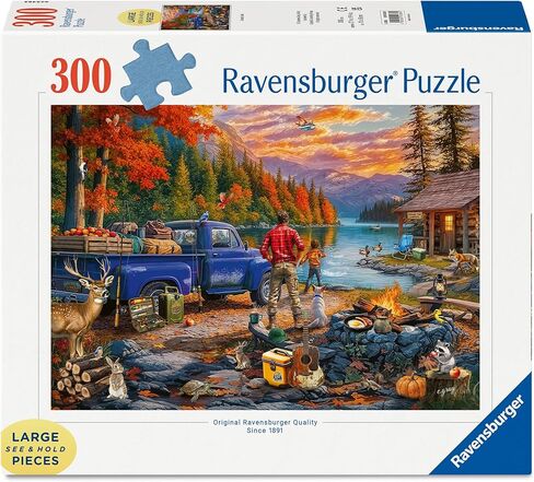 Ravensburger Sunset Lake Large Format 300 Piece Puzzle for Adults in Kuwait