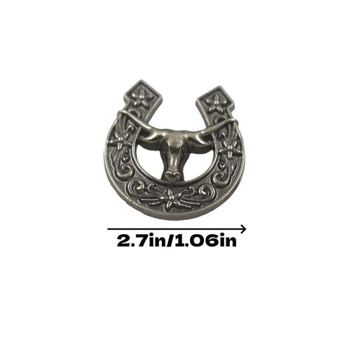 10Pcs Western Buttons Authentic Leather Fasteners Decorative Screw Buckle Screw Back Buttons for DIY Craft Fabrics and Western Wear Projects in Saudi Arabia