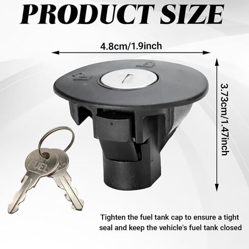 8U5Z-9C268-B Fuel Tank Cap, Locking Fuel Cap Compatible with Ford F-150 F150 Explorer Escape Fusion Focus Edge Mustang Taurus Expedition, Lincoln MKS MKT MKX MKZ Navigator, Mercury Milan in Saudi Arabia