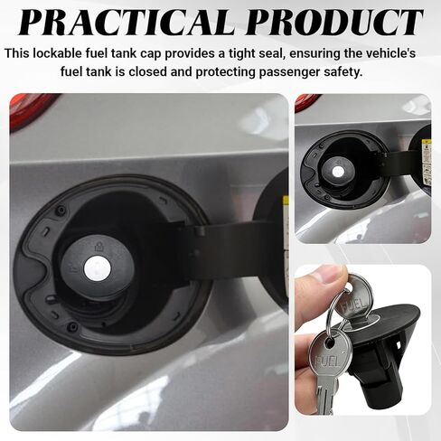 8U5Z-9C268-B Fuel Tank Cap, Locking Fuel Cap Compatible with Ford F-150 F150 Explorer Escape Fusion Focus Edge Mustang Taurus Expedition, Lincoln MKS MKT MKX MKZ Navigator, Mercury Milan in Saudi Arabia