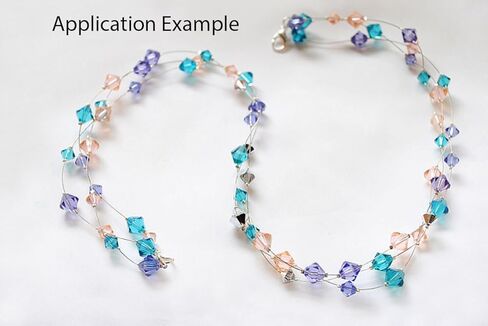 500pcs Czech Faceted Bicone Crystal Loose Glass Beads Spacer Bulk 4mm (0.16 Inch) Small Crystal AB for DIY Craft Jewelry Making CCB402 in Saudi Arabia