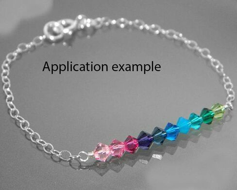 500pcs Czech Faceted Bicone Crystal Loose Glass Beads Spacer Bulk 4mm (0.16 Inch) Small Crystal AB for DIY Craft Jewelry Making CCB402 in Saudi Arabia