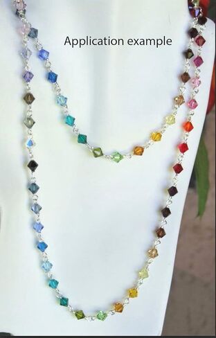 500pcs Czech Faceted Bicone Crystal Loose Glass Beads Spacer Bulk 4mm (0.16 Inch) Small Crystal AB for DIY Craft Jewelry Making CCB402 in Saudi Arabia